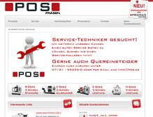 Tablet Screenshot of pos.de